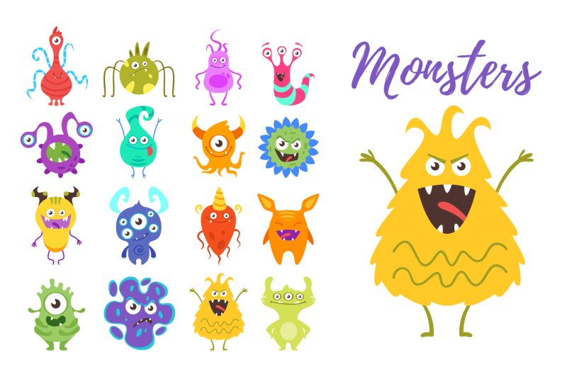 bacteria-monsters