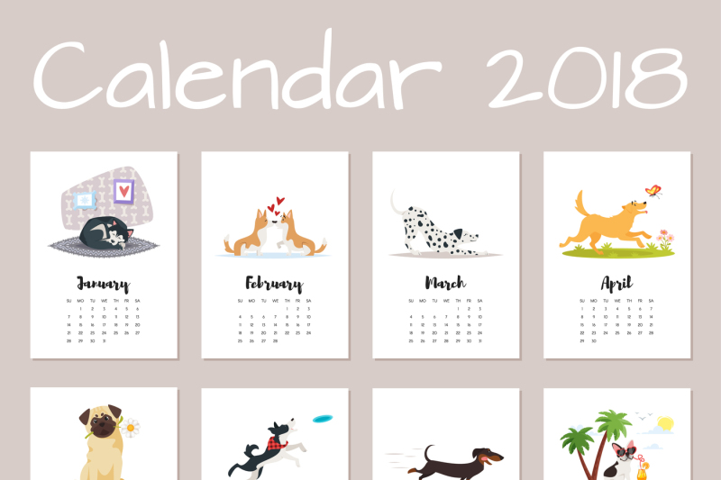 2018-calendar-with-cute-dogs