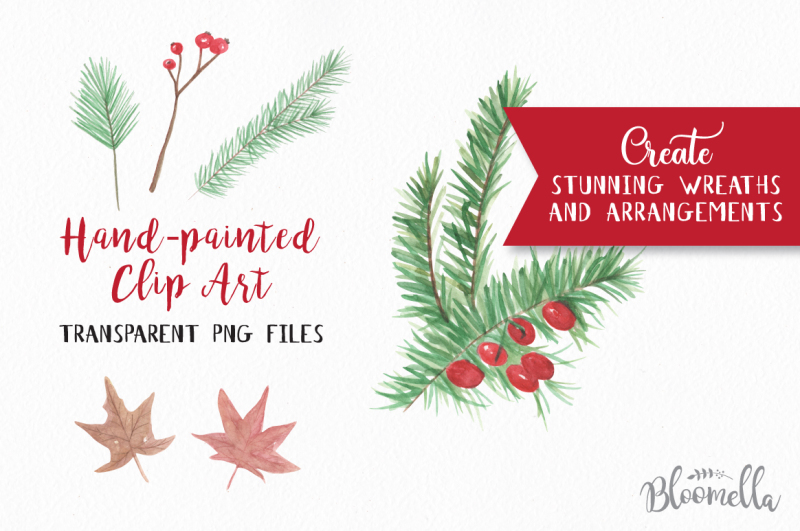 wonderland-winter-watercolor-christmas-holidays-clipart-elements-hand-painted-png-30-files