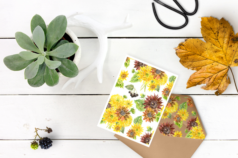 autumn-watercolor-floral-collection