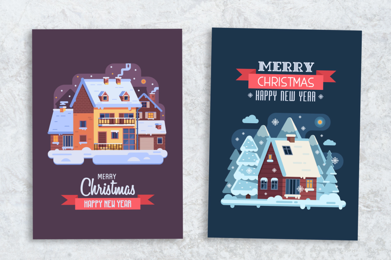 rural-winter-houses-christmas-cards