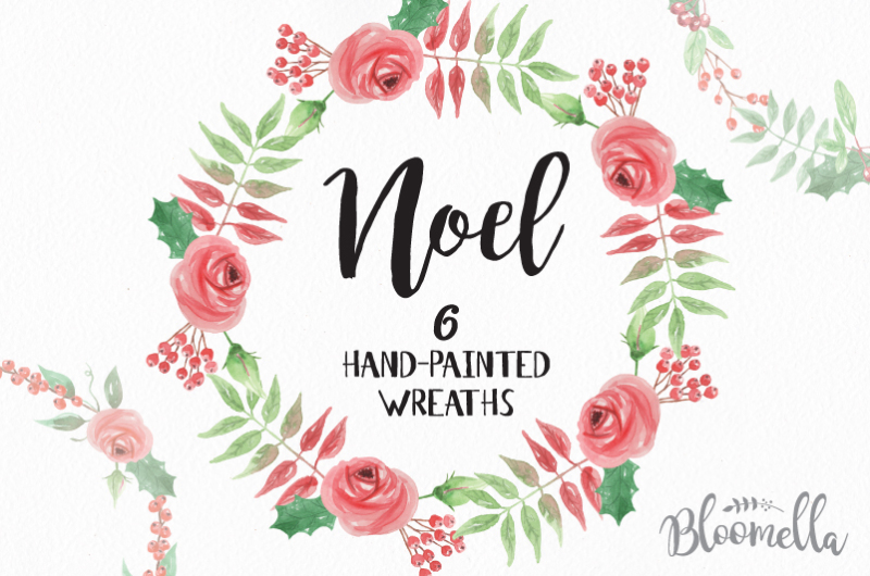 6-watercolour-noel-wreaths-clipart-christmas-festive-winter-hand-painted-garlands-clip-art-instant-download-holly-pngs-merry-holidays