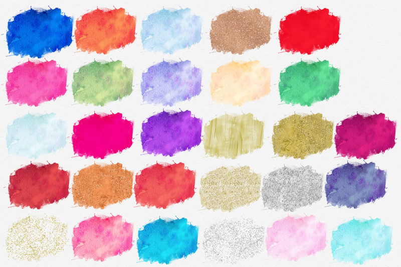 rainbow-watercolor-brush-strokes-and-gold-confetti-glitter