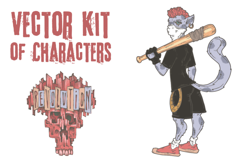 vector-kit-of-characters