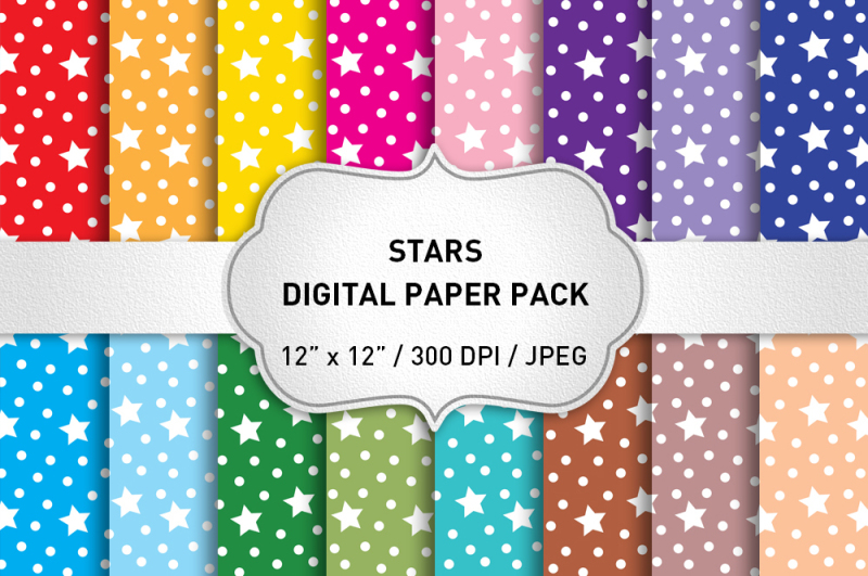 stars-digital-paper-pack-christmas-digital-paper-scrapbook-paper