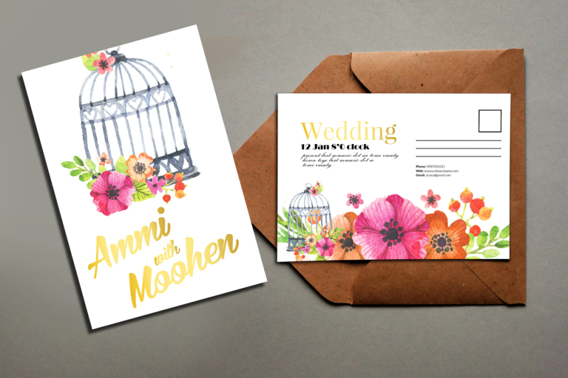 10-floral-wedding-postcard-bundle
