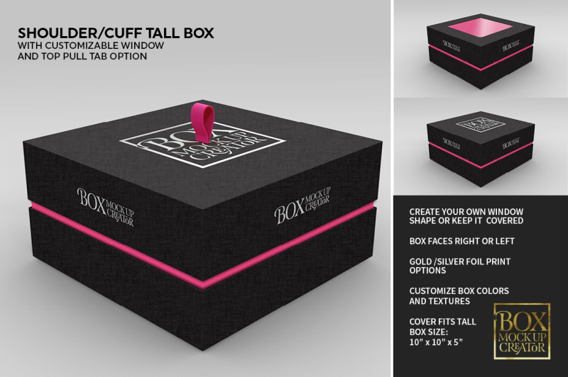 Download Box Mock Up Creator Square Edition By INC Design Studio | TheHungryJPEG.com