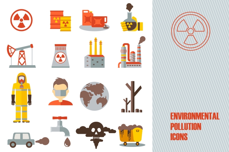 environmental-pollution-icons