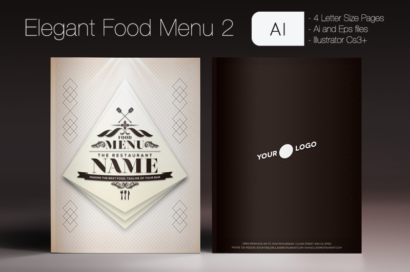 elegant-food-menu-2-illustrator-template