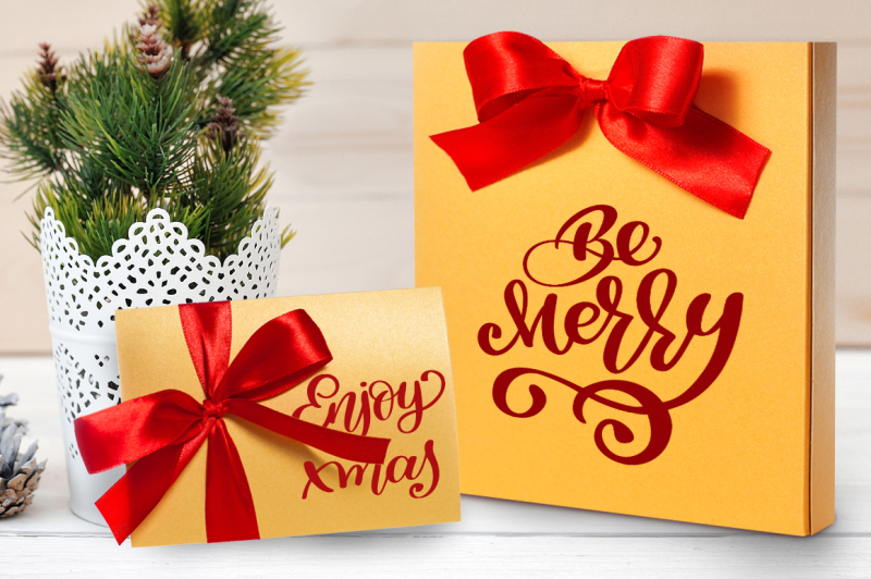 merry-christmas-hand-draw-lettering-objects