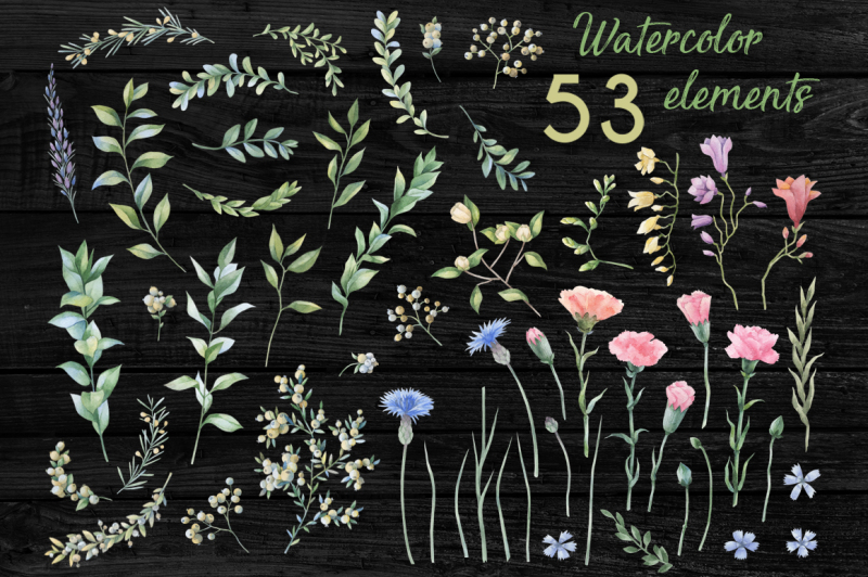romantic-garden-watercolor-cliparts