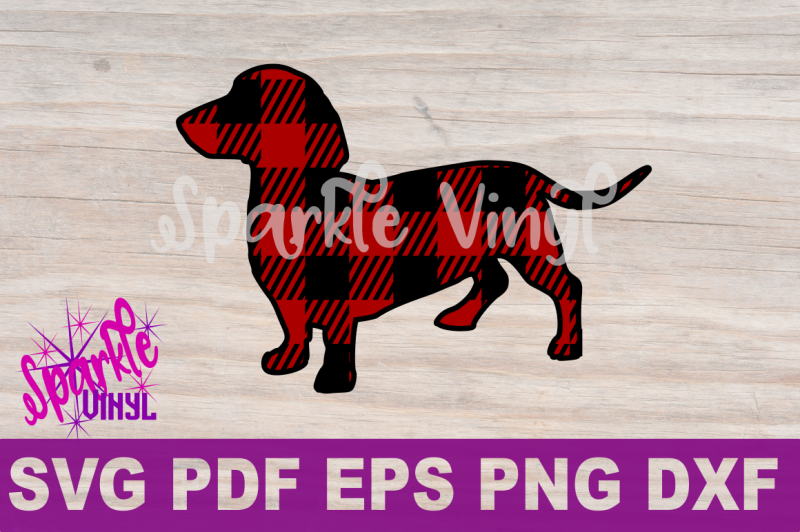 Download SVG buffalo plaid dachshund dog shirt gift for dachshund ...