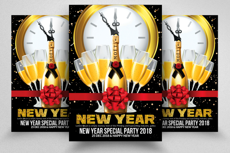 10-happy-new-years-flyer-poster-bundle