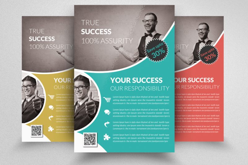 business-solution-consultant-flyers
