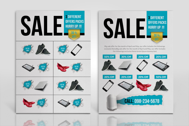 double-sided-product-flyers-ads