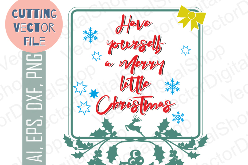 have-yourself-a-merry-little-christmas-vector