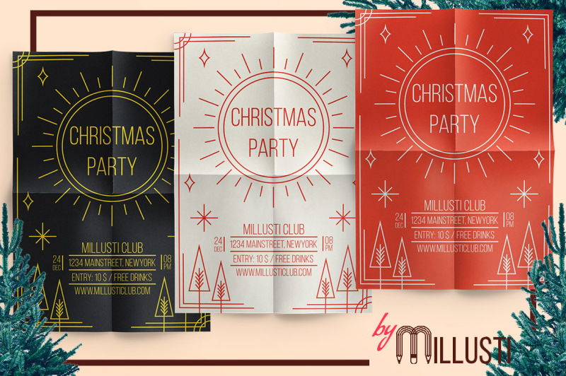 art-deco-christmas-party-flyer-template