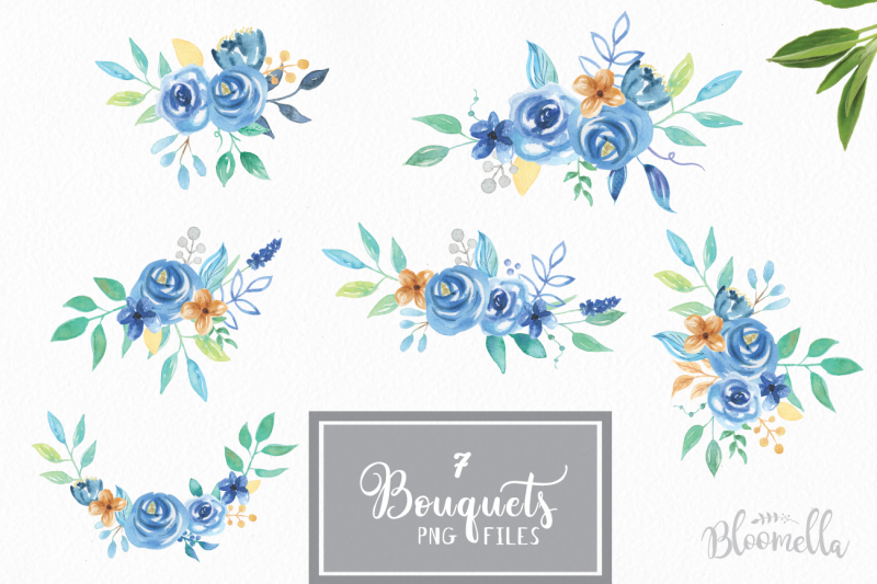 blue-hue-watercolor-collection-wreaths-elements-patterns-frames-bouquets-53-piece-clipart-pack