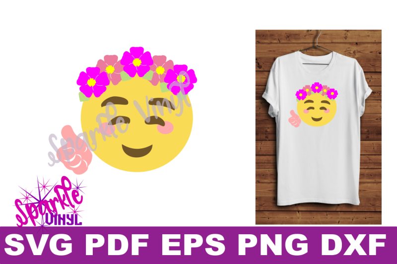 svg-emoji-smile-flowers-thumbs-up-shirt-sign-printable-cut-file-svg-dxf-eps-png-for-cricut-or-silhouette