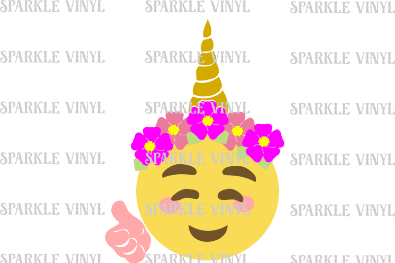 Unicorn Emoji Svg Emoji Unicorn Svg Files For Cricut Or Silhouette Cut File Dxf Pdf Eps Printable Unicorn Svg Emoji Svg Cutting Files By Sparkle Vinyl Designs Thehungryjpeg Com