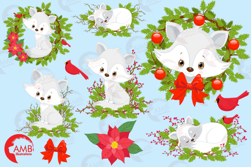 winter-foxes-clipart-graphics-illustrations-amb-2298