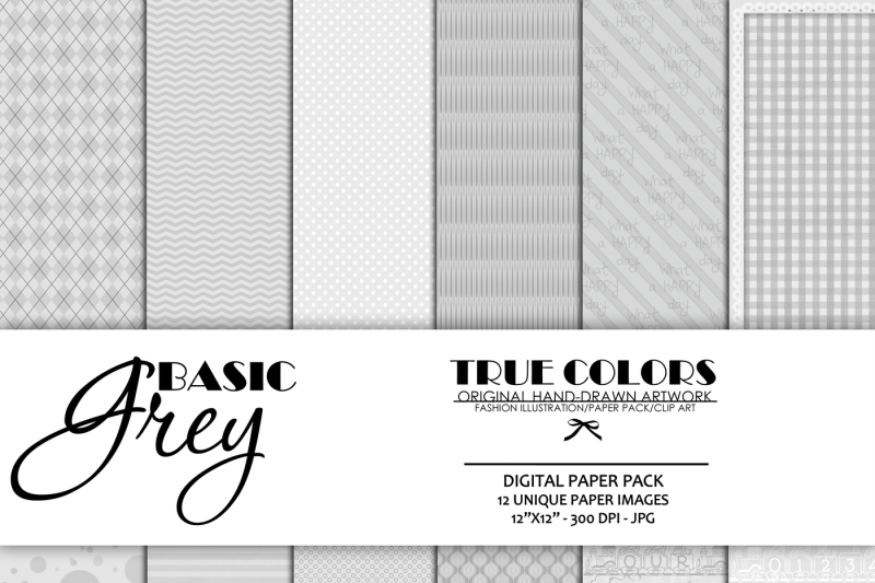 basic-grey-digital-paper-pack-stripes-digital-paper-number-paper-pack-polka-dots-digital-paper-instant-download-scrapbook-digital-paper-pack