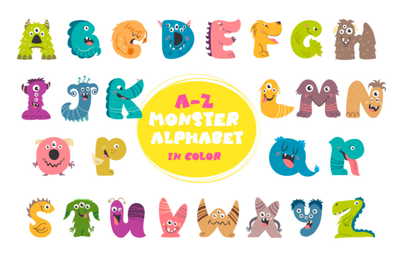 a-z-monster-alphabet