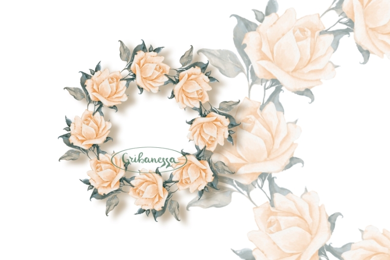 wreath-yellow-roses