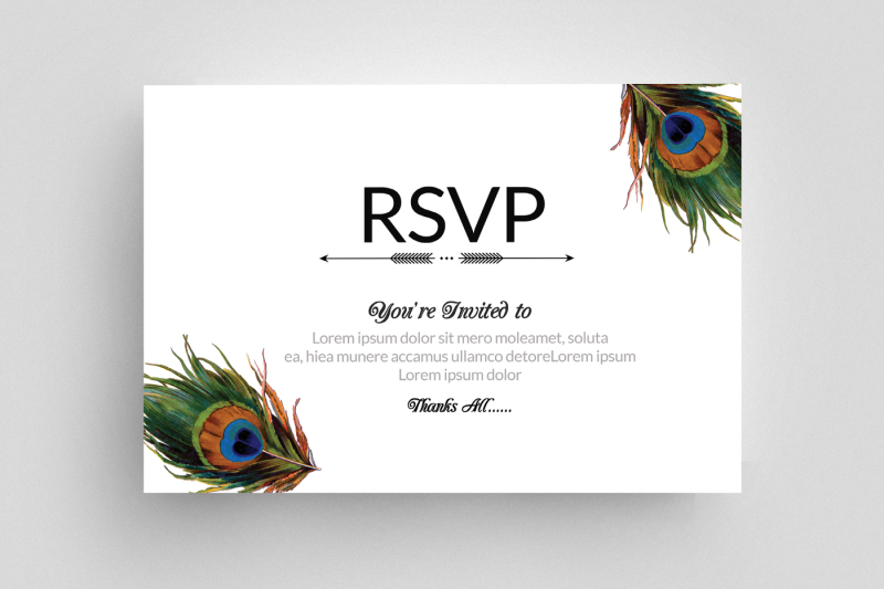 feathery-wedding-invitaion-cards