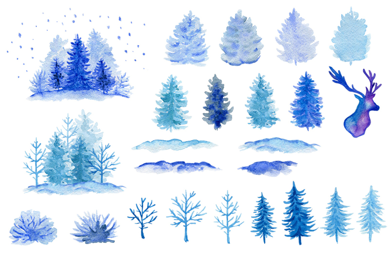 winter-watercolor-design-kit