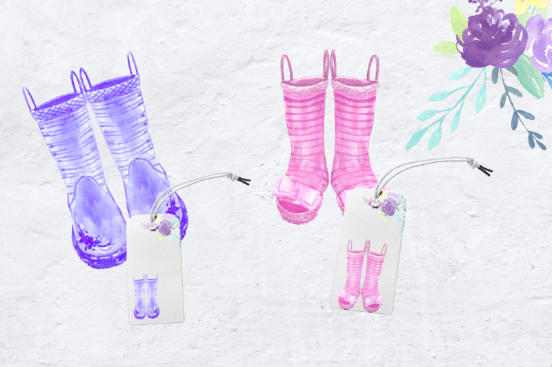watercolor-rain-boots-for-kids