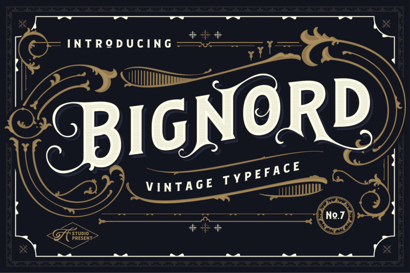 bignord-vintage-typeface