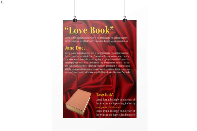 book-flyer-template