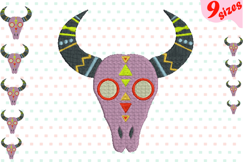 bull-skull-embroidery-design-instant-download-commercial-use-digital-file-4x4-5x7-hoop-machine-icon-symbol-cinco-de-mayo-fiesta-mexico-mexican-wild-west-bull-cow-dia-de-los-muertos-130b