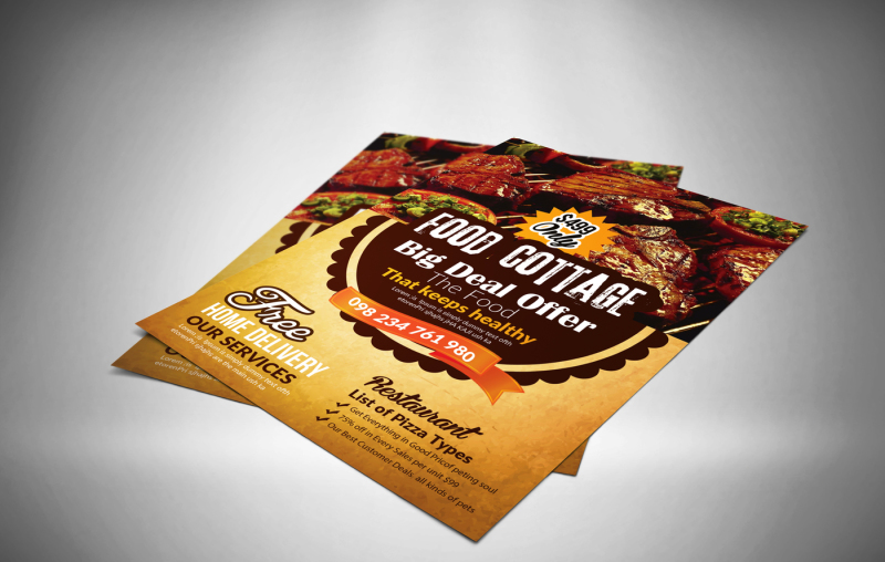 grill-food-restaurant-flyers