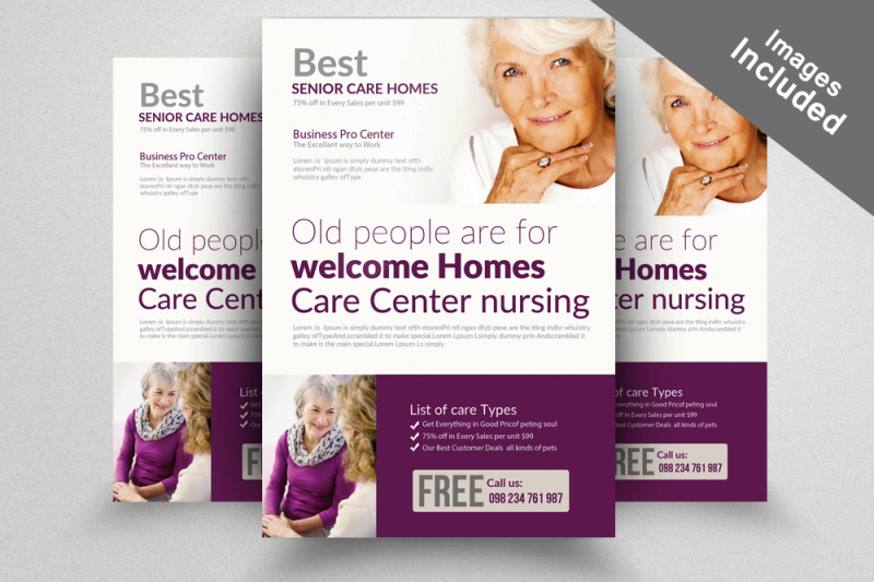 senior-care-centre-flyer-template