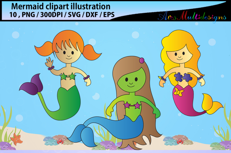 mermaid-clip-art-water-girls-high-quality-beauty-girl-clipart-mermaid-vector-mermaid-cutfile-eps-png-svg-dxf-icon