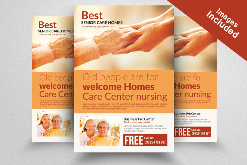 senior-care-flyer-template-bundle