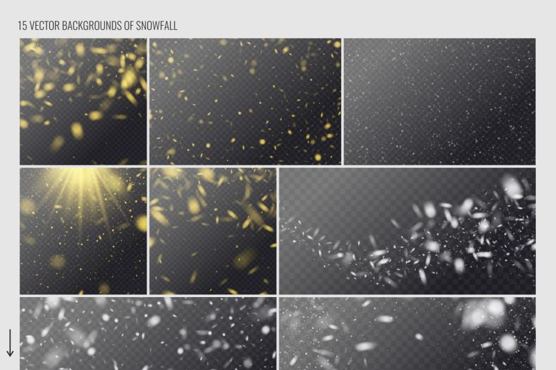 vector-backgrounds-of-snowfall