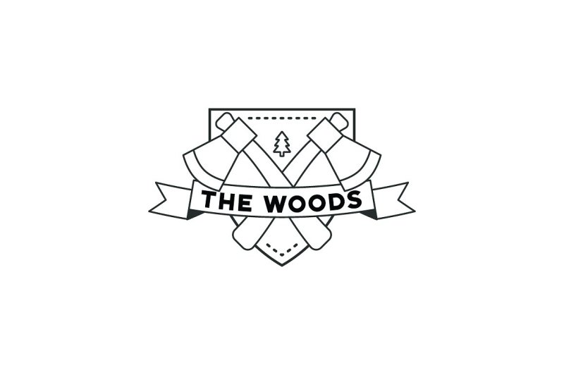 the-woods-shield-badge