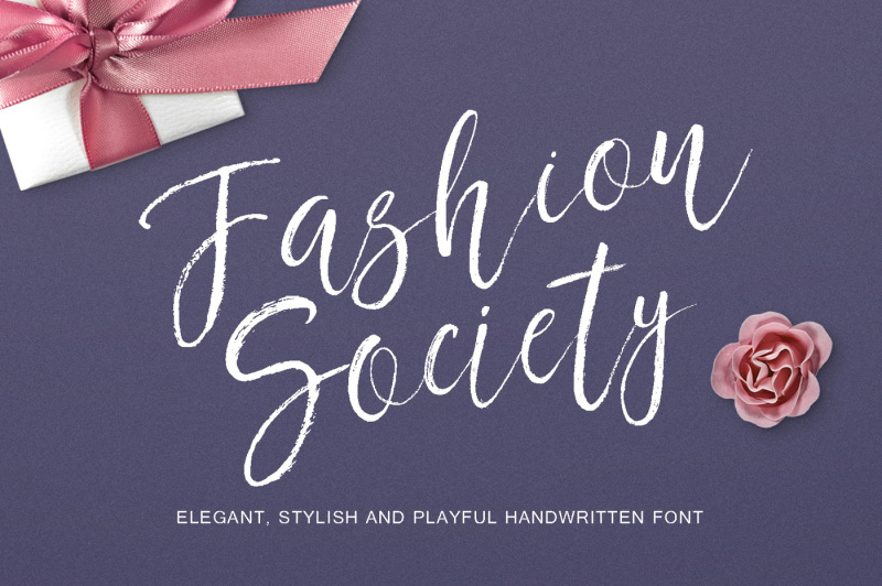 fashion-society-handwritten-font