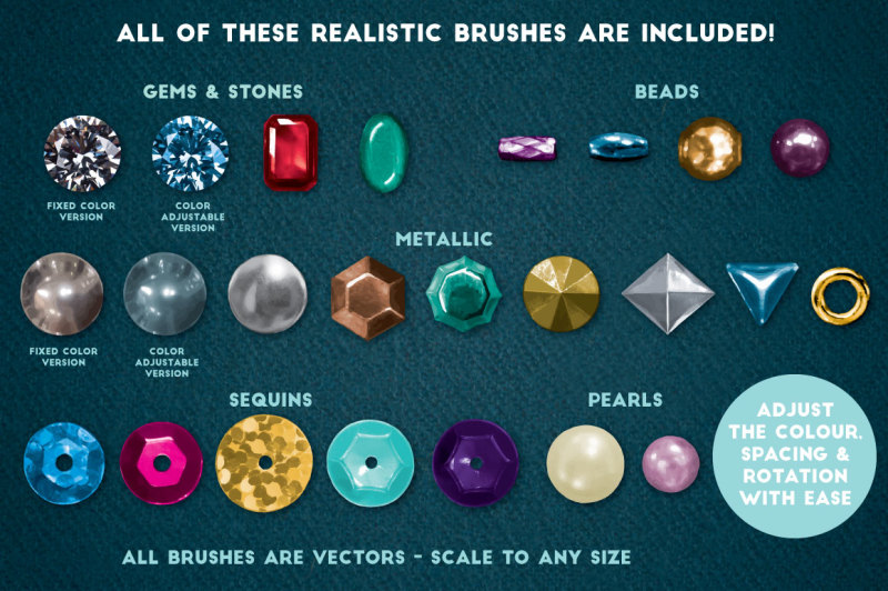 all-that-glitters-vector-brushes