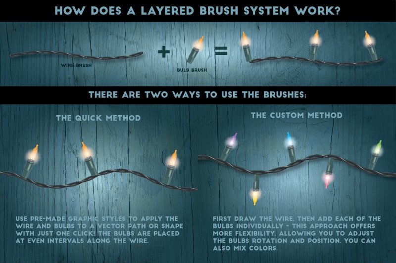 fairy-light-brushes