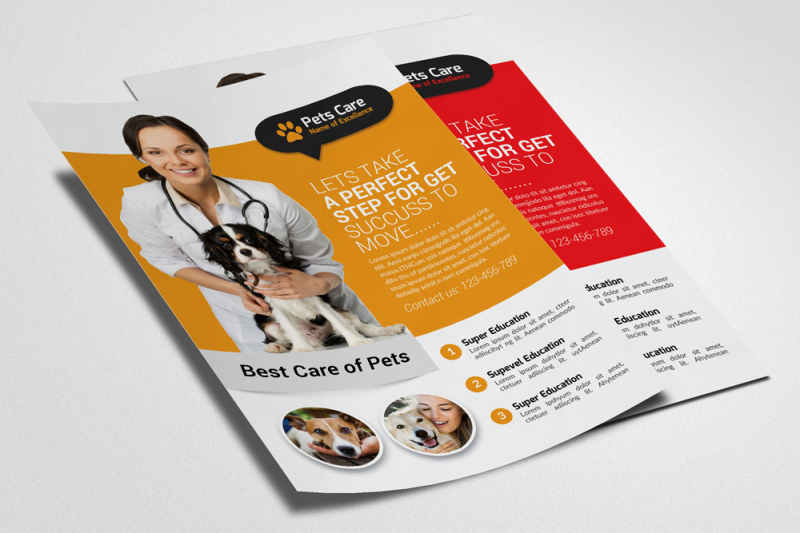 pets-clinic-and-care-centre-flyer-template