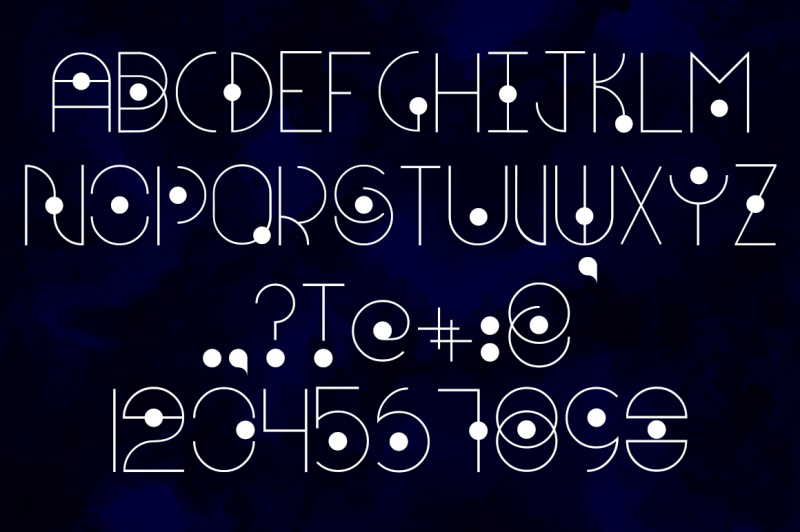 futare-minimal-futuristic-display-font