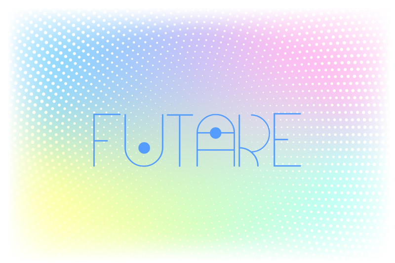 futare-minimal-futuristic-display-font