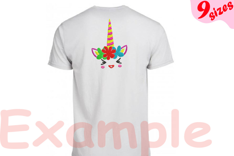 flower-unicorn-embroidery-design-machine-instant-download-commercial-use-digital-file-icon-symbol-sign-cute-smile-face-happy-girl-horn-136b