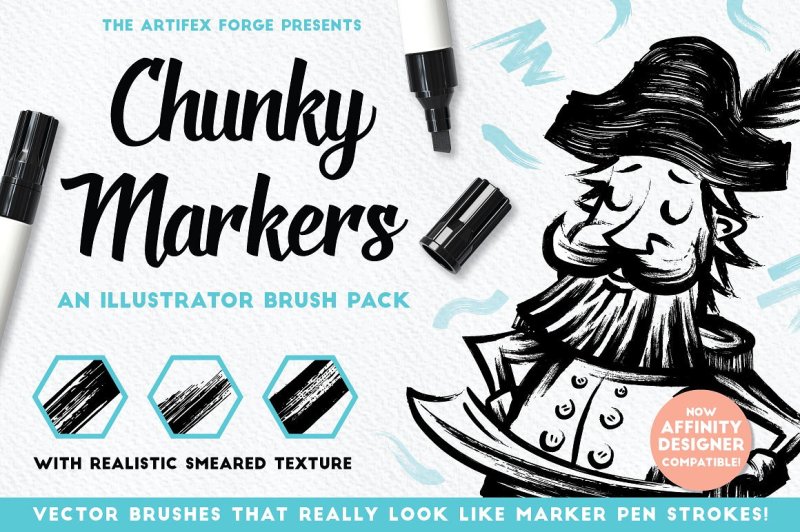 chunky-markers-illustrator-brushes