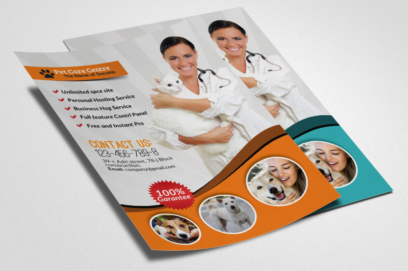 pets-doctor-clinic-flyer-template