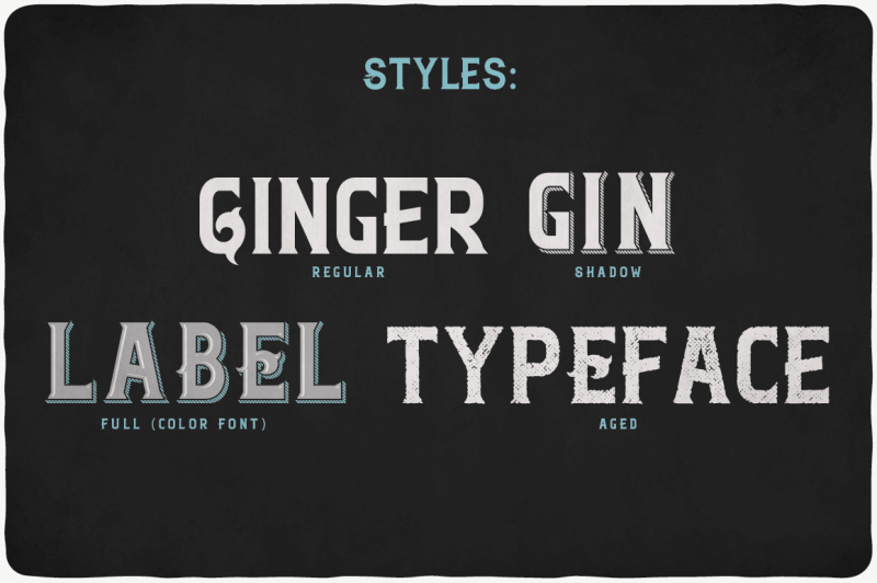 ginger-gin-typeface